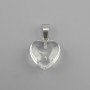 Heart Glass Pendant 16×16×25 mm+