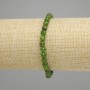 Diopside Bracelet Faceted Bead, diameter 5mm, length 18cm, stretch