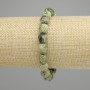 Serpentine bracelet multistrand facets, diameter 9-10x8-9mm ±, length 18cm ± stretch