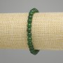 Chrysoprase Bracelet Smooth Bead, 6.5 mm diameter, 18 cm length, stretch