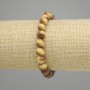Tiger's Eye Bracelet (per piece) Smooth Bead, diameter 8.5mm±, length 18cm±, Stretch