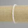 Moonstone Opalite Bead Bracelet, faceted 4mm round beads, stretch bracelet, 18 cm