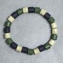 Bracelet Lava Cylinder 8x8mm+-, length 18cm +- Stretch