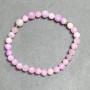 Bracelet Czech crystal faceted bead 8mm+- Acrylic bead 6mm+-, length 18cm +- stretch