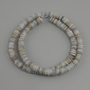 Shell Scarfa Rondelle Beads, Ø6×1.5-2 mm±, Length 39 cm± on nylon thread