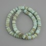 Scafarca shell rondelle beads, 8x2 mm, 5-2 mm+-, 39 cm+- thread length