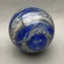 Natural lazurite souvenir sphere, diameter 73 (±) mm. Weight 642 g