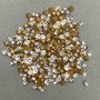 White rhinestone stones, color white, diameter 3.5 mm (+/-) pack / 10 g (+/-)