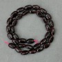 Garnet beads, tumbled 12×8 mm, length 40 cm+