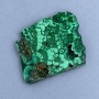 Malahite natural stone souvenir plate 70x61x10 mm ± weight 130 g