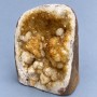 Natural stone souvenir druzy Citrine, dimensions ~106x94x72 mm ± weight 827 g