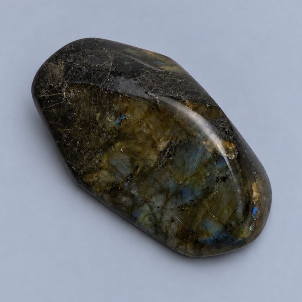 Natural decorative souvenir stone Labradorite 11×6, 5×5, 5 cm +- weight 506 g