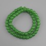 Chrysoprase beads rondelle, diameter 8x7 mm +/-, length 38 cm +/- on string