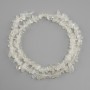 Adularia rough beads, 7-9×2-5 mm +/- , length 40 cm +/-