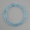 Topaz beads, faceted cube, diameter 4.5×4.5 mm +/-, length 39 cm +