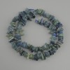 Kyanite beads, tumbled chips, diameter 7-13×2-3, 5mm±, length 40cm±