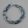 Kyanite beads, tumbled, diameter 7-10x6-7, 5mm+-, length 39cm+-
