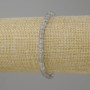 Labradorite bracelet smooth round bead, diameter 4mm ±, length 18cm ± stretch