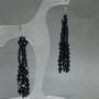 Earrings Czech crystal, length 90 mm +