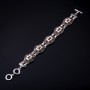 Lisa Bracelet with Red Glass 22cm