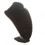 Neck Display Stand, Black Velour, Medium (25x15 cm)