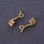 Bronze-Colored Tube Pendant Findings, 2×0.6 cm, Pack of 12
