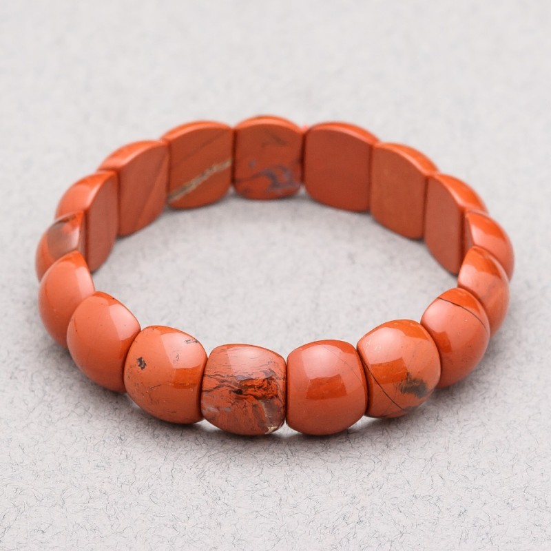 Natural Red Jasper Bracelet 15×12×7 mm+