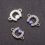 Horseshoe-shaped connector findings 17x11 mm pack of 3