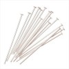 Pin findings, 40mm length, bead-cap type 'nail', light metal, 1 kg