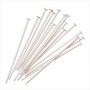 Headpin 40 mm length, nail-type head, bright metal, 0.5 kg