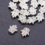 Palm Bead Inlay Findings, diameter 12×10×3 mm, packaging 20 g ± 17 pcs