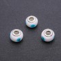 Pandora plastic bead, 14×10 mm, hole diameter 4.5 mm, set of 6