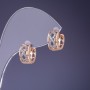 Xuping Earrings Infinity 12x6mm '18K Gold Plating'