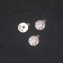 Pendant Findings Zodiac Pisces, 12 mm diameter, packaging 20 g ± 18 pcs