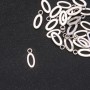 Pendant hardware Letter 'O' 17x7 mm, packaging 20 g (± 25 pcs)