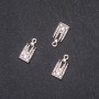 Pendant Fittings 'Lock' 9x19 mm packaging 20 g +/- 18 pcs