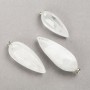 Pendant with natural rock crystal 50x20mm (±)