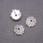 End cap fittings, diameter 11mm, inner diameter 1.5mm, finish 20ga, ±22 pcs