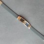 Men's bracelet 'Steel Plate' anchor, rubber, 21 cm circumference