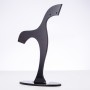 Earrings stand, black plastic, height 140 mm, width 100 mm, depth 40 mm