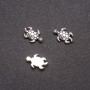 Bead-insert Turtle, 13×9 mm, bore 1 mm, packaging 20 g +/- 23 pcs