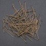 Pin Findings, 26 mm Length, Bronze-Toned with 'Tack' Head, 0.5 kg
