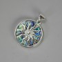 Pendant 'Yarilo' Halloysite (synthetic) 32×37×43 mm