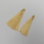 Brush 'Latte' Craft Blank, 7 cm long, 7 mm diameter, pair