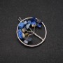 Pendant 'Tree of Happiness' Sodalite, 30mm diameter
