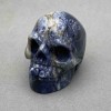 Souvenir made of natural stone Lapis Lazuli skull "Yorick" 38x49x34(+-)mm