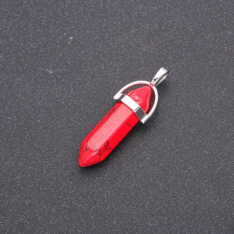 Coral Pendant (Pressed) Hexagon 4 cm