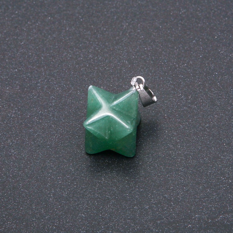 Merkaba Pendant Nephrite 10×10 mm