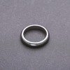 Hematite Ring, Smooth, 4 mm Thick, Sizes 16, 17, 18, 19, 20, 21, 22