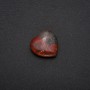 Heart-shaped Jasper souvenir stone 30x30x10(±)mm